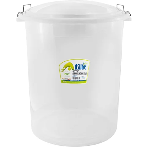 Asude Oversized Transparent Bucket 70l