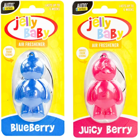 Auto Extras Jelly Baby Air Freshener Assorted