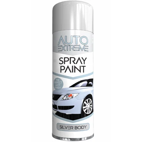 Auto Extreme Automotive Silver Spray Paint 250ml