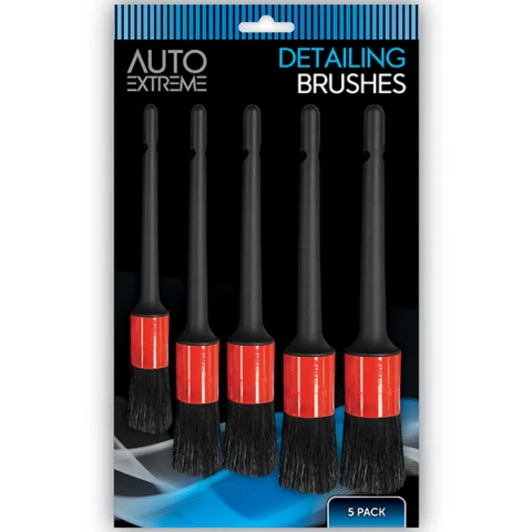 Auto Extreme Car Detailing Brush Set 5 Pack