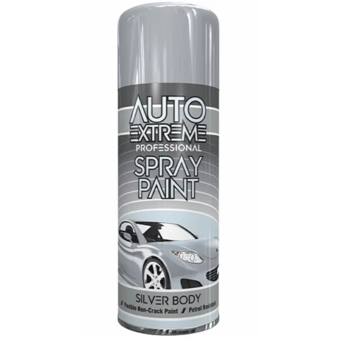 Auto Extreme Professional Silver Body Spray Paint 400ml