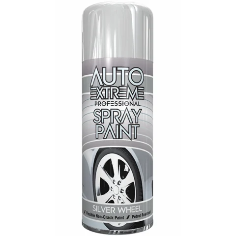 Auto Extreme Professional Silver Wheel Spray Paint 400ml