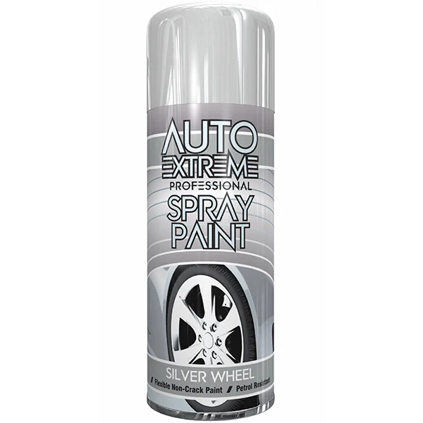 Auto Extreme Professional Silver Wheel Spray Paint 400ml