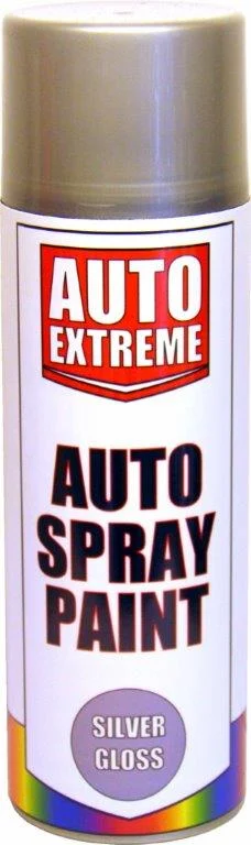 Auto Extreme Silver Gloss Auto Spray Paint 500ml