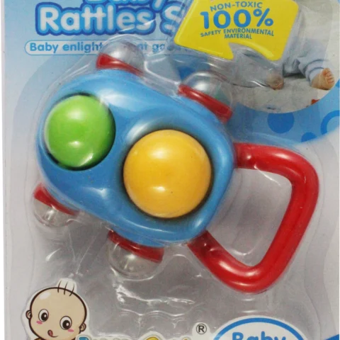 Baby Rattle Car Set With Balls In Wheels 3m+