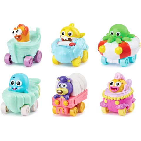 Baby Shark's Big Show Pull-Back-And-Go Sea Vehicles Assorted