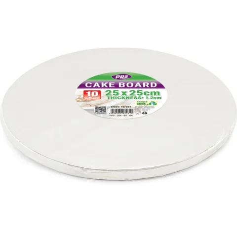 Baking Round Cake Board 25cm X 1.2cm