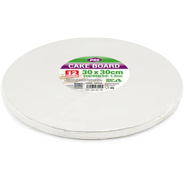 Baking Round Cake Board 30cm X 1.1cm