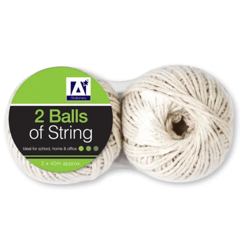 Balls Of String 40m 2 Pack