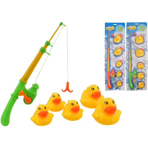 Bathtime Hook A Duck Game 5pc Assorted Colours