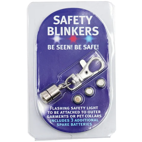 Battery Powered Flashing Light Safety Blinkers