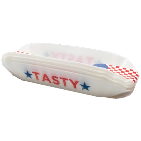 BBQ Hot Dog Trays 4 Pack 21cm