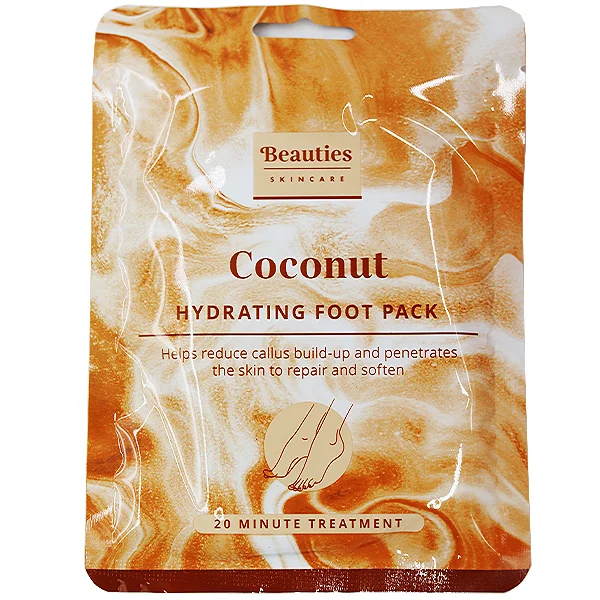 Beauties Skincare Coconut Hydrating Foot Pack