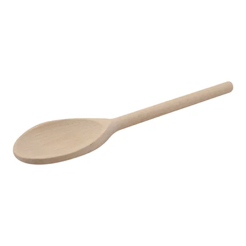 Beech Wood Solid Spoon 25cm