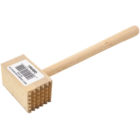Beech Wood Square Meat Hammer 36cm