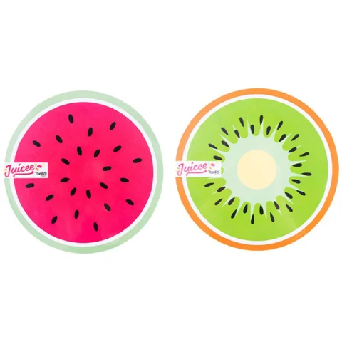Bello Juicee Fruit Coaster 9cm 4 Pack
