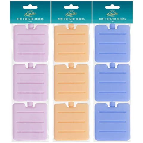 Bello Mini Freezer Blocks 100g 3 Pack Assorted Colours