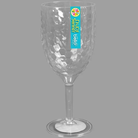 Bello Plastic Dimple Wine Goblet 400ml