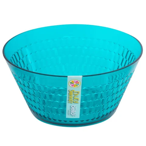 Bello Plastic Teal Honeycomb Small Bowl 700ml