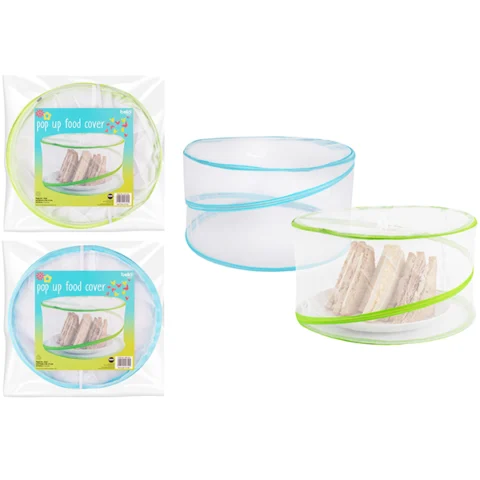 Bello Pop Up Mesh Food Cover 34cm Assorted Colours