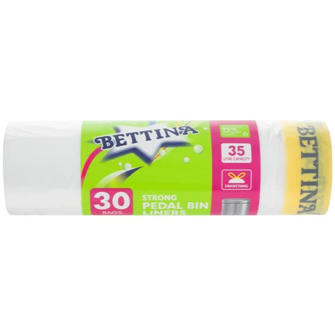 Bettina 30 Strong Pedal Bin Liners 35L