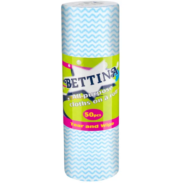 Bettina All Purpose Cloth On A Roll 50pc