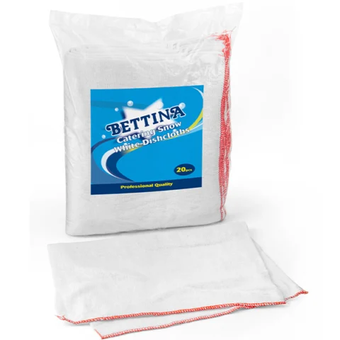 Bettina Catering Snow White Dishcloths 20 Pack