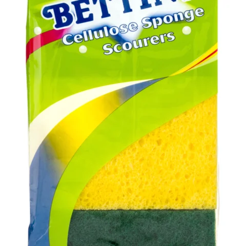 Bettina Cellulose Sponge Scourers 3 Pack