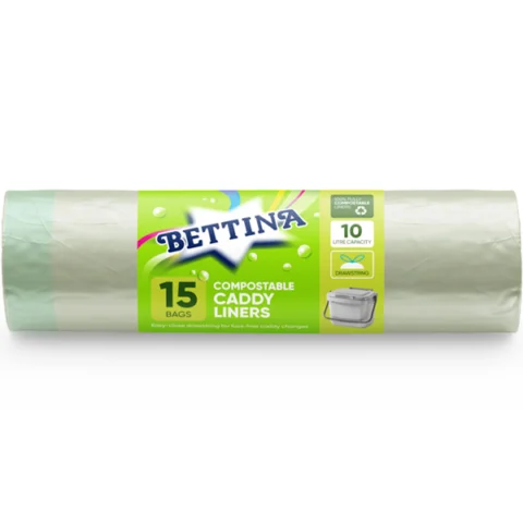 Bettina Compostable Caddy Liners 10L 15 Pack