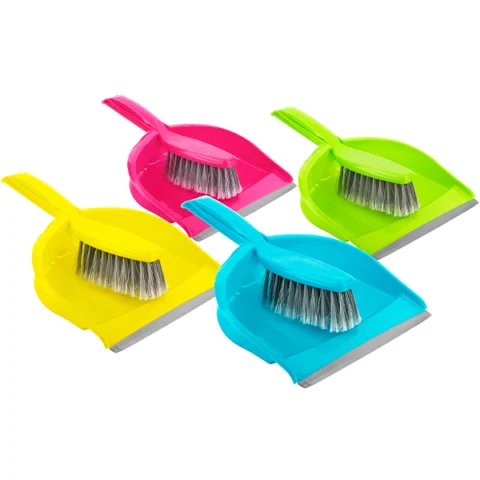 Bettina Dustpan And Brush Set Assorted Colours