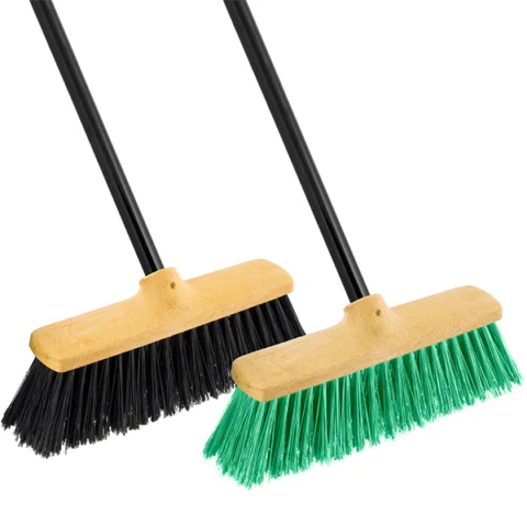 Bettina Heavy Duty Outdoor Broom With Handle 123cm Assorted Colours