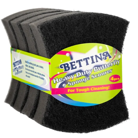 Bettina Heavy Duty Sponge Scourer 4 Pack
