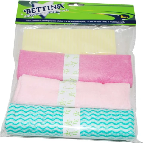 Bettina Kitchen Cloths Cleaning Kit 8pc