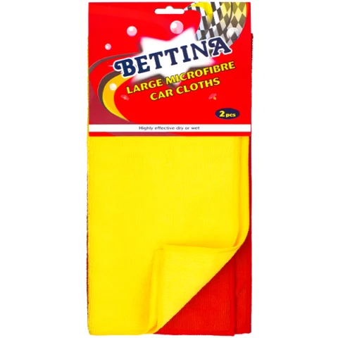 Bettina Microfibre Car Cloths 2 Pack
