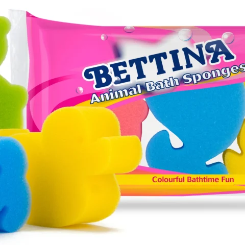 Bettina Multipack Fun Animal Sponges 3 Pack