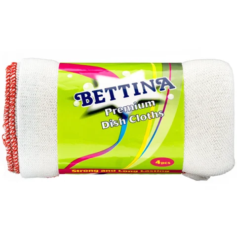 Bettina Premium Cotton Dishcloths 4 Pack