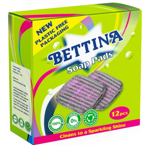 Bettina Soap Scouring Pads 12 Pack