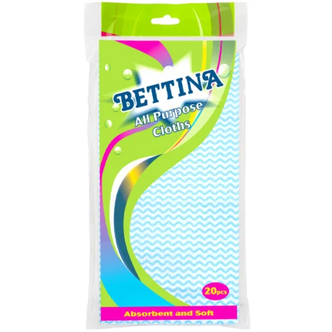 Bettina Soft Absorbent All Purpose Cloths 20 Pack