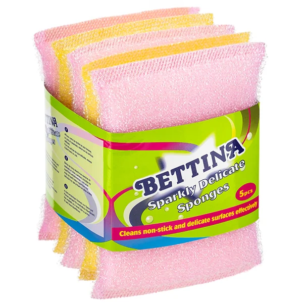 Bettina Sparkly Delicate Scourers 5 Pack