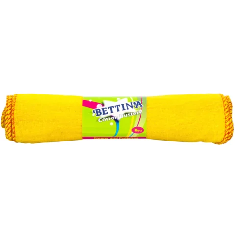 Bettina Yellow Cotton Dusters 8 Pack