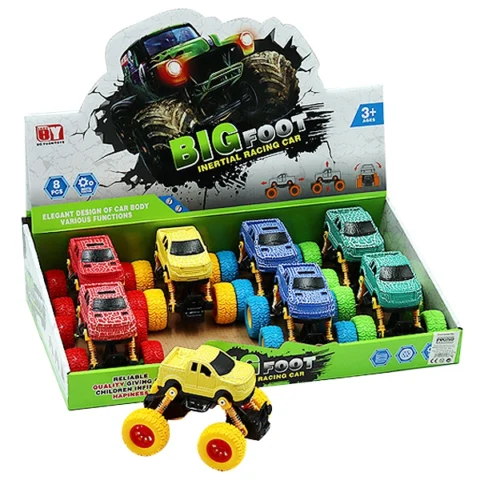 Big Foot Friction Monster Truck 4 Assorted 8pc