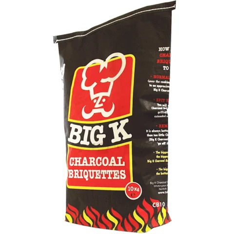 Big K Barbecue Charcoal Briquettes 10kg