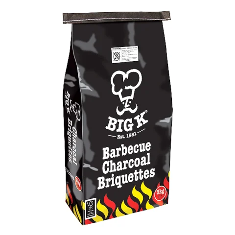 Big K Barbecue Charcoal Briquettes 3kg