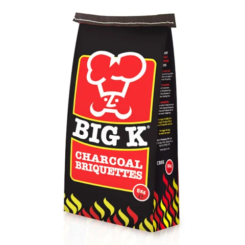 Big K Barbecue Charcoal Briquettes 5kg