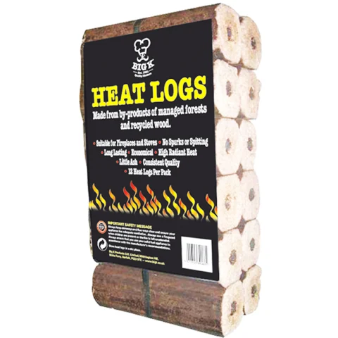 Big K Compressed Saw Dust Heat Logs 10kg