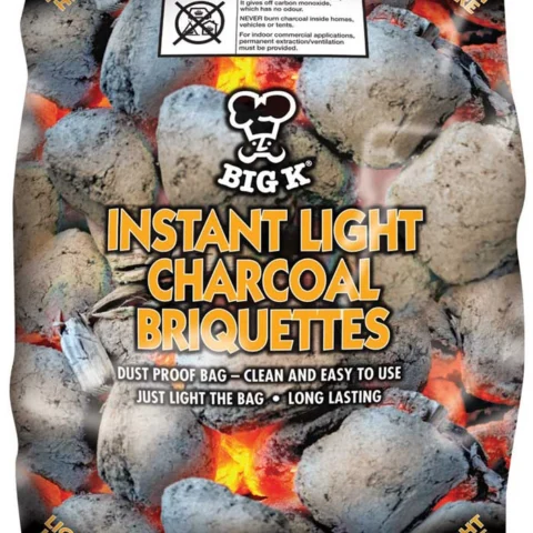 Big K Instant Light Charcoal Briquettes 1.5kg