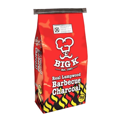 Big K Real Lumpwood Barbecue Charcoal 3kg