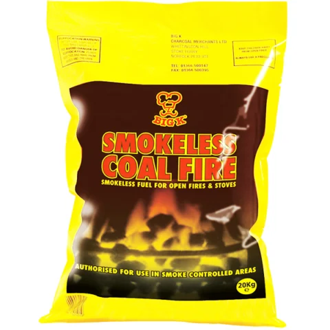 Big K Smokeless Coal Fire Pieces 20kg