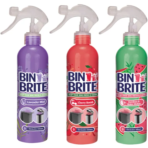 Bin Brite Bin Odour Neutraliser Spray 400ml Assorted Fragrances