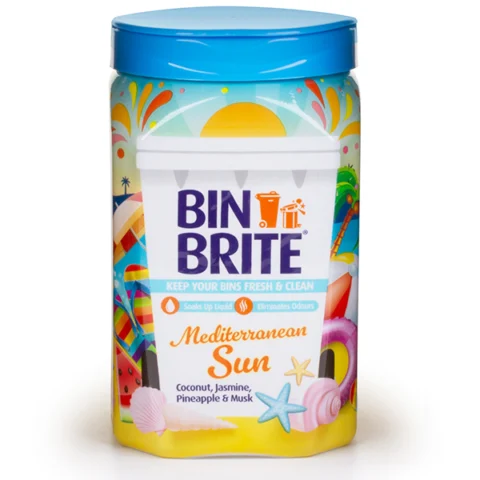 Bin Brite Mediterranean Sun Bin Odour Neutraliser 500g